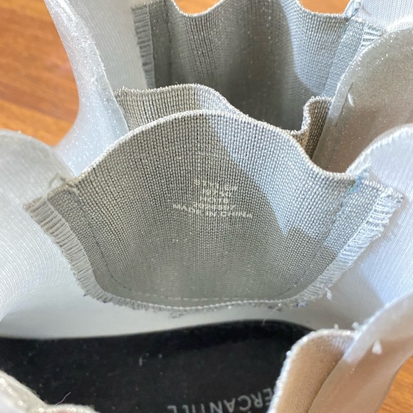 J. Crew Glitter Metallic Chelsea Rain Boots Size 9 - Picture 8 of 8